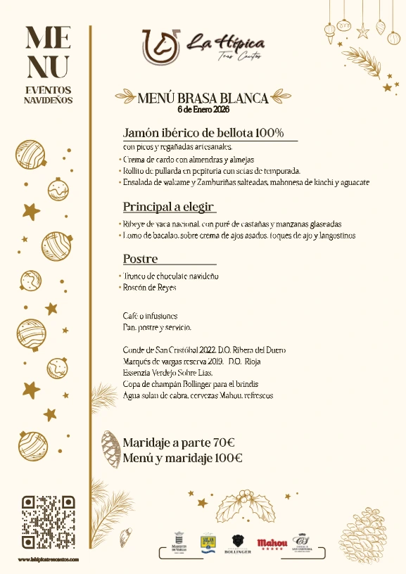 Menú 6 Enero 2026 - La Hípica Tres Cantos